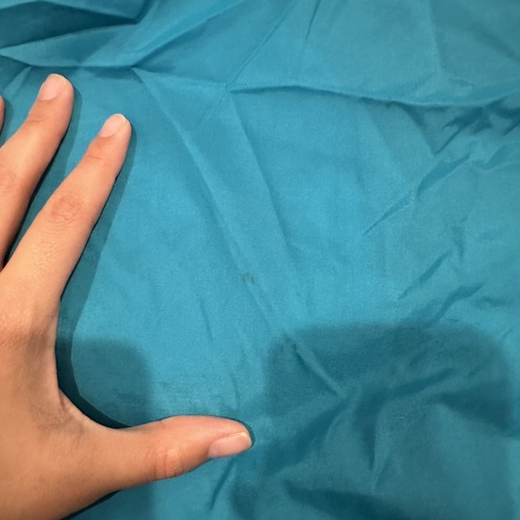 Vintage Nike Windrunner Windbreaker Jacket Teal Blue Hooded Full Zip Mens XL 90s - Picture 14 of 15